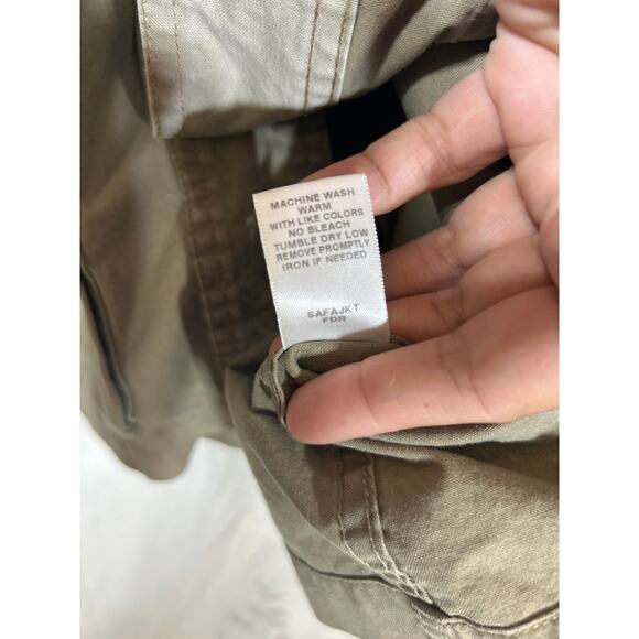 Vintage Cabelas Safari Series Jacket XL Tan Utility Field Coat Barn Chore Jungle - Picture 7 of 11